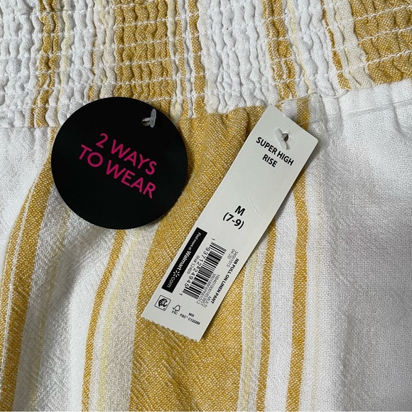 NOBO side slit super high rise striped pants - Picture 6 of 7